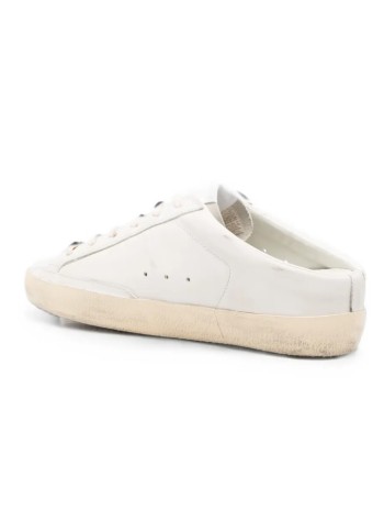 Super Star Sabot Leather Upper Suede Star